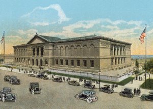 The Art Institute and Ferguson Fountain