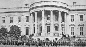 The White House, Washington D.C., at the Start of the American Civil War