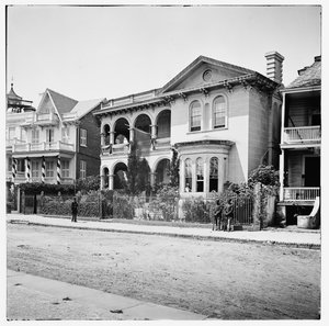 Union Headquarters at 26 South Battery Street in Occupied Charleston, South Carolina