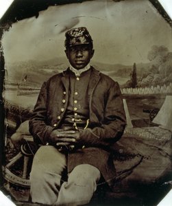 Abraham F. Brown, of the 54th Massachusetts Infantry, c.1863