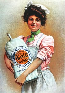 Advertisement for Gold Medal Flour by American School