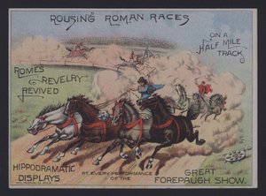 Advertisement for the Great Forepaugh Show by American School