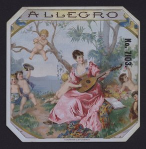 Allegro, cigar label
