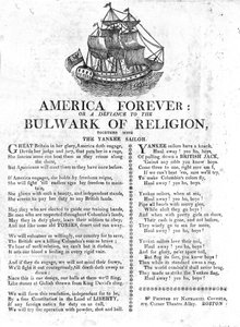 America Forever or a Defiance to the Bulwark of Religion, together with the Yankee Sailor by American School