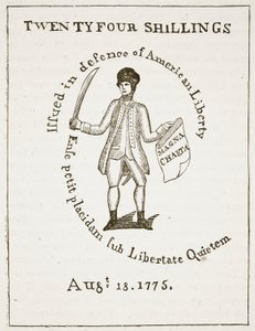 American Bill of Credit, 1775, illustration from Cassell