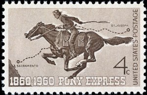 American Stamp on the Pony Express