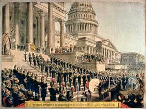 As They Appeared Participating in the Inauguration of the President of the United States in Washington by American School