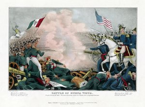 Battle of Buena Vista, Fought February 23rd 1847, the American Army under General Taylor Were Completely Victorious