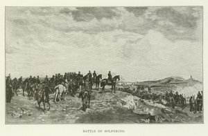 Battle of Solferino by American School