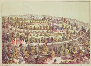 Birds-eye View of Mount Vernon