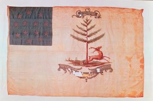 Bucks of America flag, c.1787