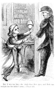 But it was Too Late: The Study Draw Flew Open, and Beth Ran Straight into Her Father