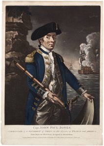 Captain John Paul Jones, Commander of a Squadron of Ships in the Service of France and America