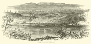 Cavalry Crossing at Elys Ford by American School