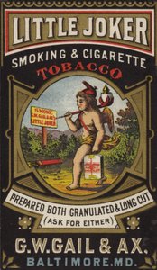 Cherub Carrying Tobacco and Lighter by American School