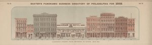 Chesnut Street from Seventh to Sixth (North Side), illustration from 