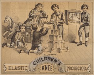 Children Kneeling on Floor Playing with Toys by American School