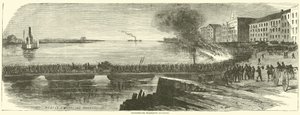 Confederates Evacuating Savannah, December 1864 by American School