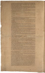 Constitution, first printing, printed by Dunlap & Claypoole, 17-19 September 1787