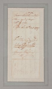 Constitutional Convention: collection of letters and documents signed by 54 of the 55 delegates to the historic 1787 Convention by American School