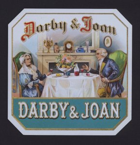 Darby and Joan, Cigar Label by American School