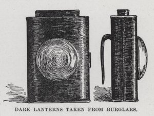 Dark Lanterns Taken from Burglars by American School