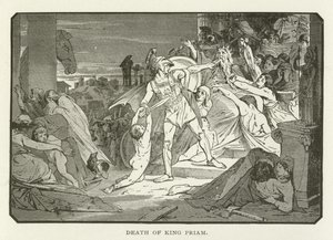 Death of King Priam by American School