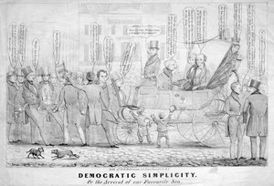 Democratic Simplicity, or, The Arrival of Our Favorite Son