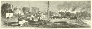 Destruction of the Depots, Public Buildings, and Manufactories at Atlanta, November 1864
