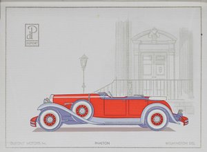 DuPont Motor Cars: Phaeton, 1921
