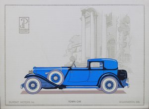 DuPont Motor Cars: Town Car, 1921