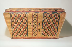 Eastern Woodlands geometric basket