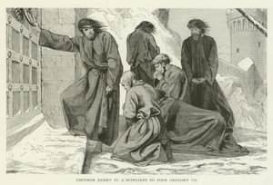 Emperor Henry IV, a Suppliant to Pope Gregory VII by American School