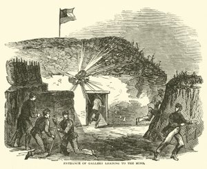 Entrance of Gallery Leading to the Mine by American School