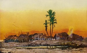Evening in an Arab Village by American School