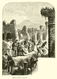 Excavating a House by American School