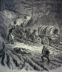 Federal Baggage Train by American School