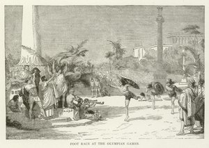 Foot Race at the Olympian Games by American School