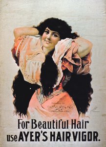 For Beautiful Hair Use Ayers Hair Vigor by American School