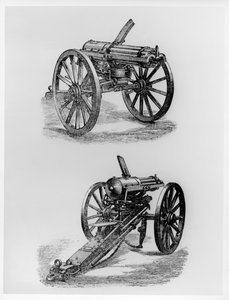 Gatling machine gun