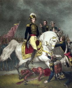 General William Henry Harrison at the Battle of Tippecanoe in 1811