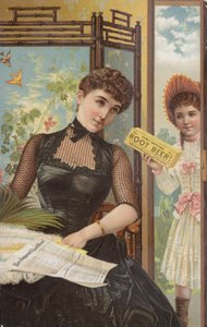 Girl Holding Root Beer Box by American School