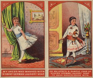 Girl with Laundry Soap