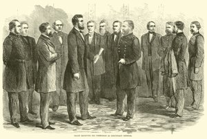 Grant Receiving His Commission as Lieutenant General, May 1864 by American School