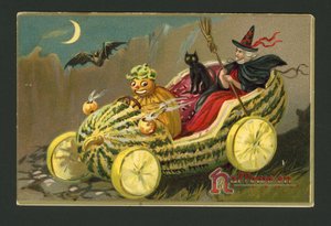 Halloween greetings card
