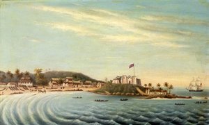 Herald Brig Entering Dixcove, Gold Coast, Africa