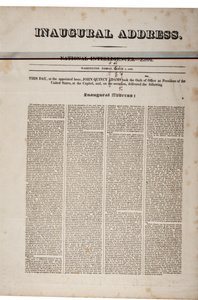 Inaugural Address of John Quincy Adams, 4th March 1825