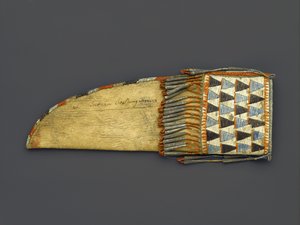 Knife sheath, Eastern Sioux, from Fort Snelling, Minnesota