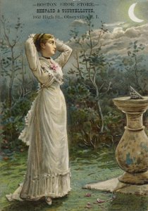 Lady Gazing at Moon