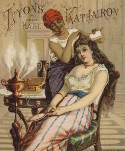 Lady Having Hair Treated by American School